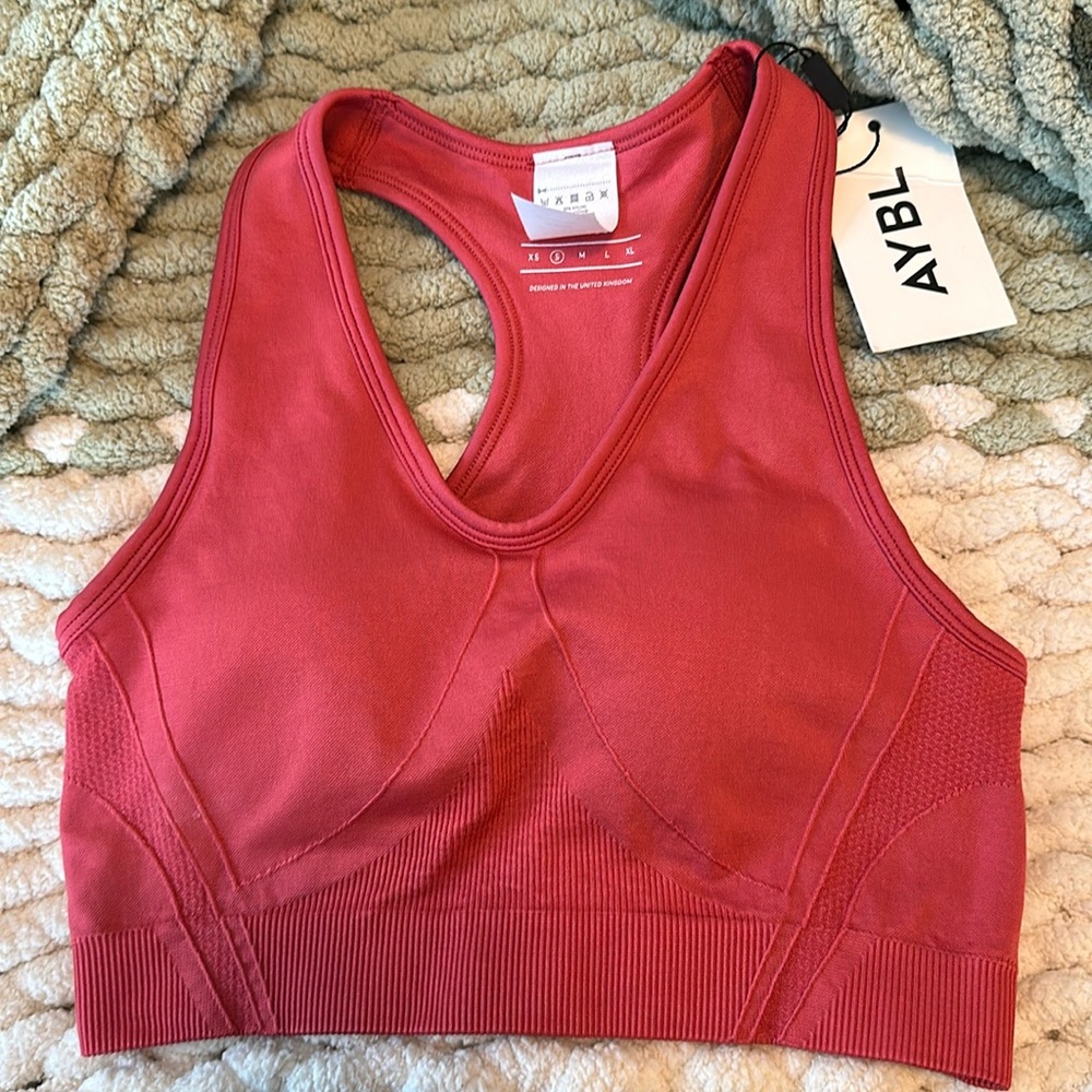 AYBL pink sports bra
